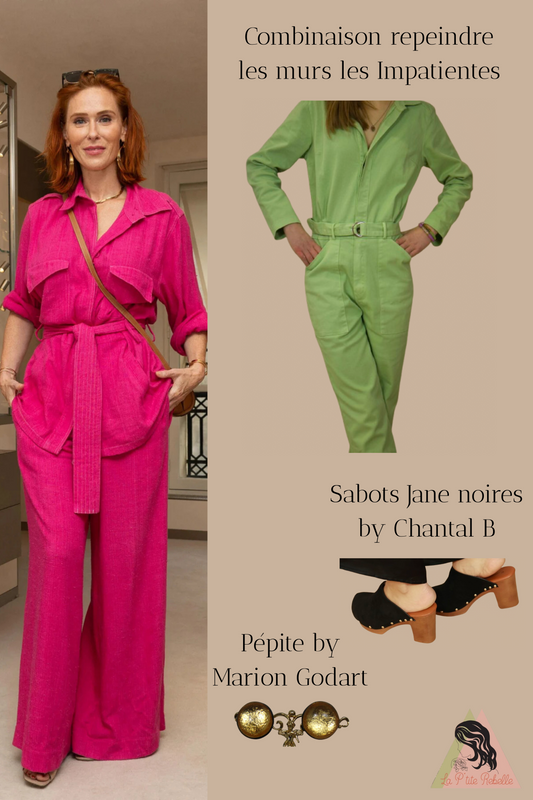 Le look d’Audrey Fleurot _ couleur et motif