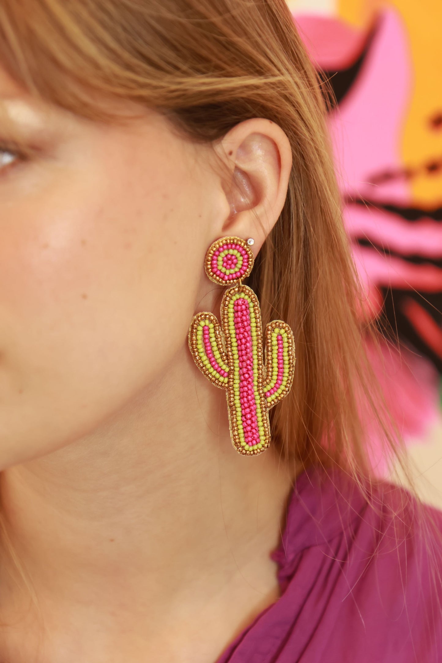 Boucles d’oreilles cactus by Jade et Julie