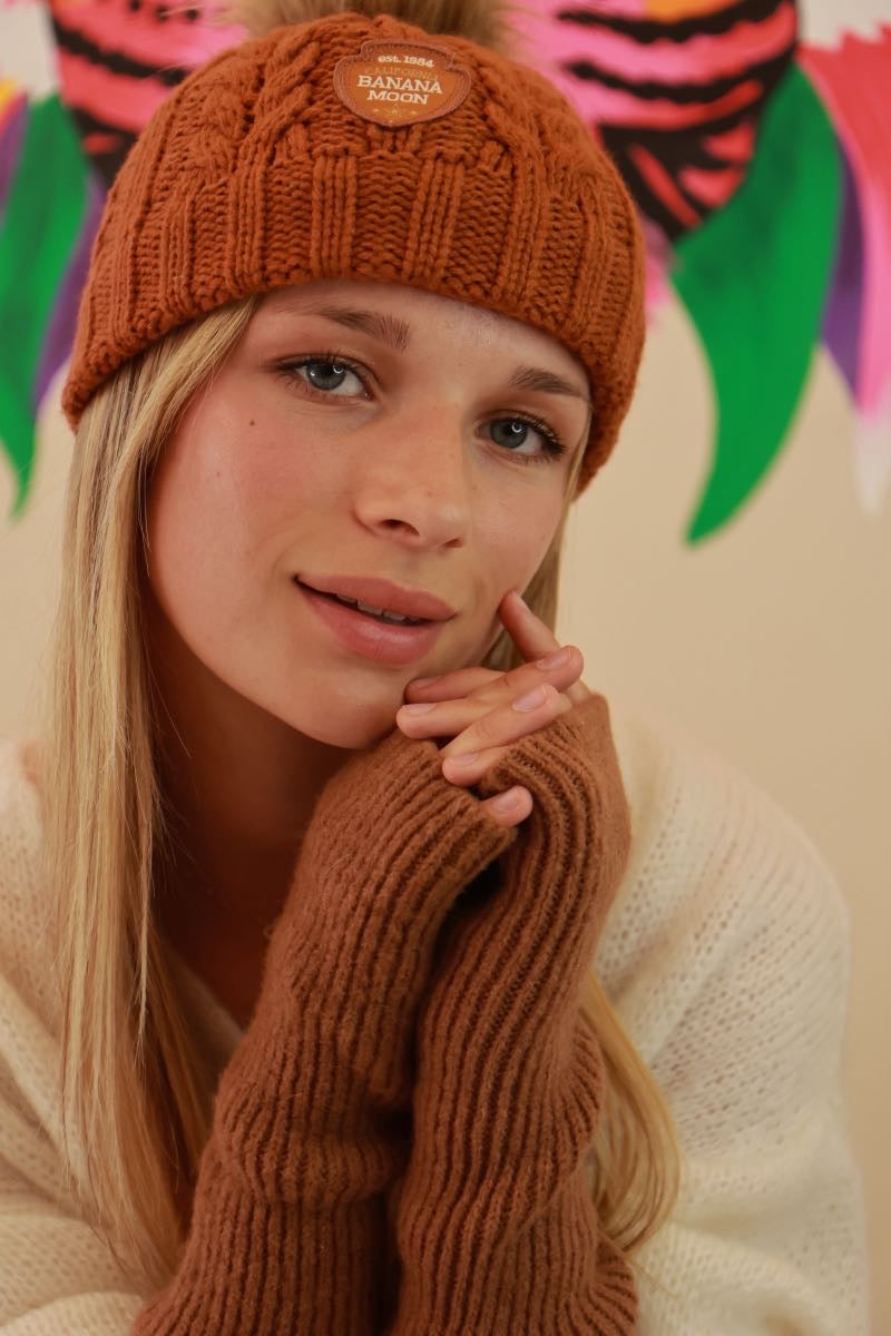 Mitaines Camel by Marie Île de Ré