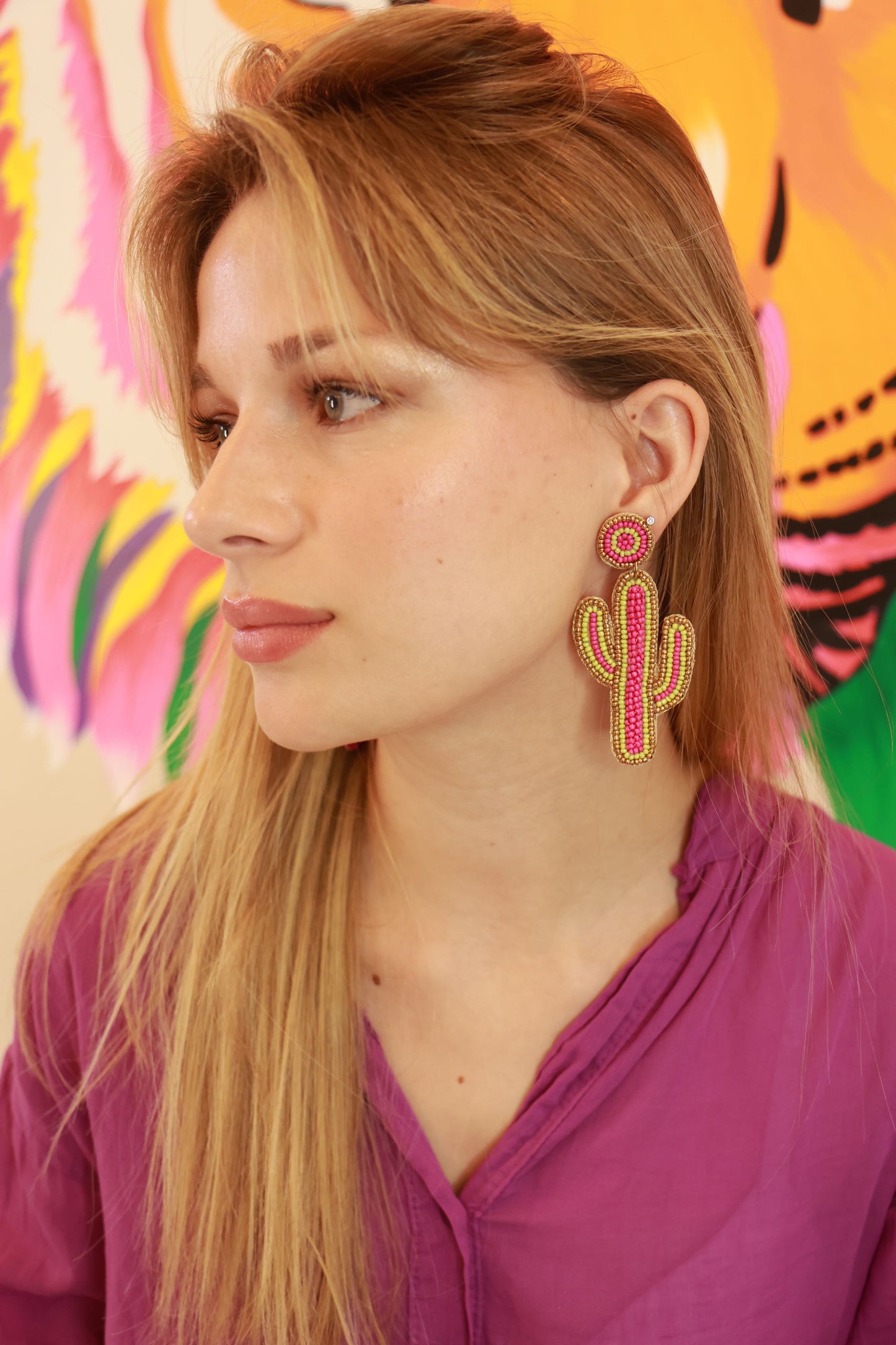 Boucles d’oreilles cactus by Jade et Julie