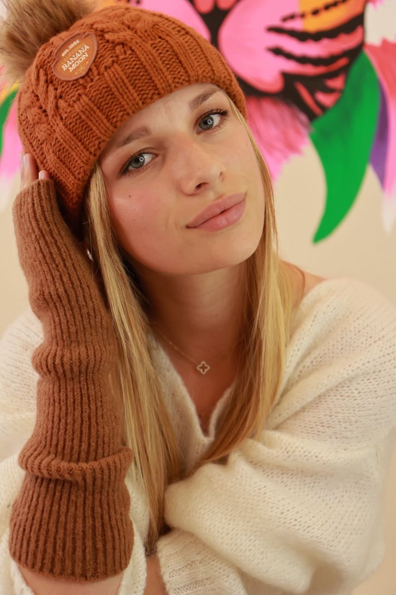 Mitaines Camel by Marie Île de Ré