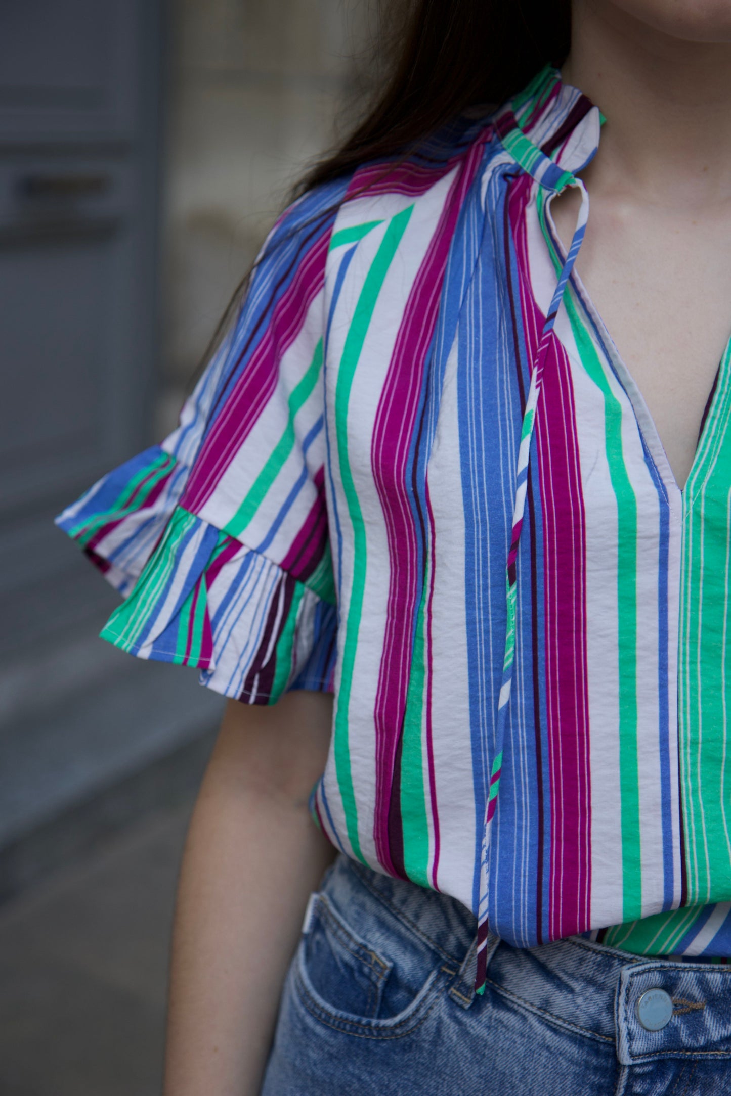 Blouse striped Sicily Pom Amsterdam