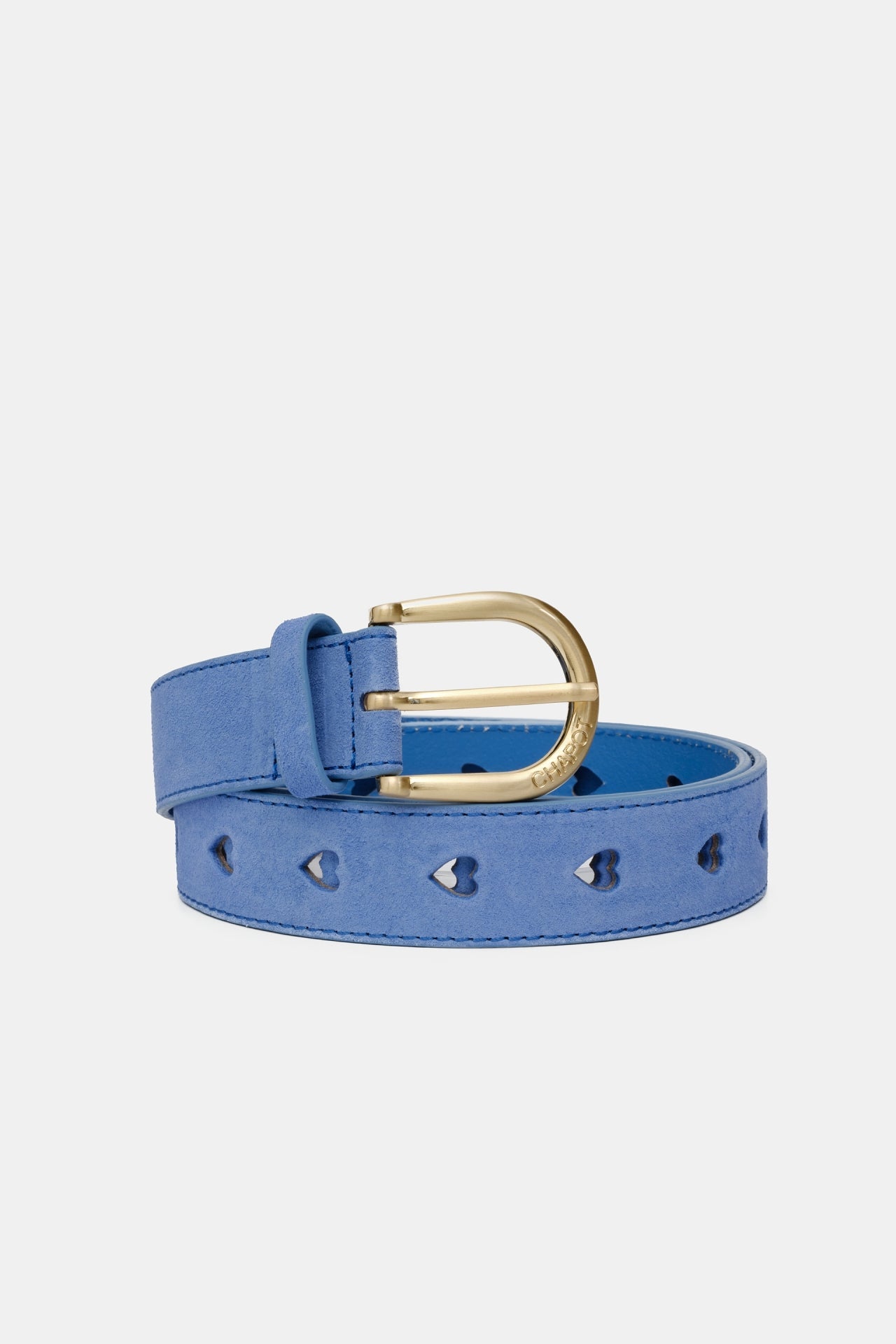 Ceinture Cut It Out Heartless bleue Fabienne Chapot