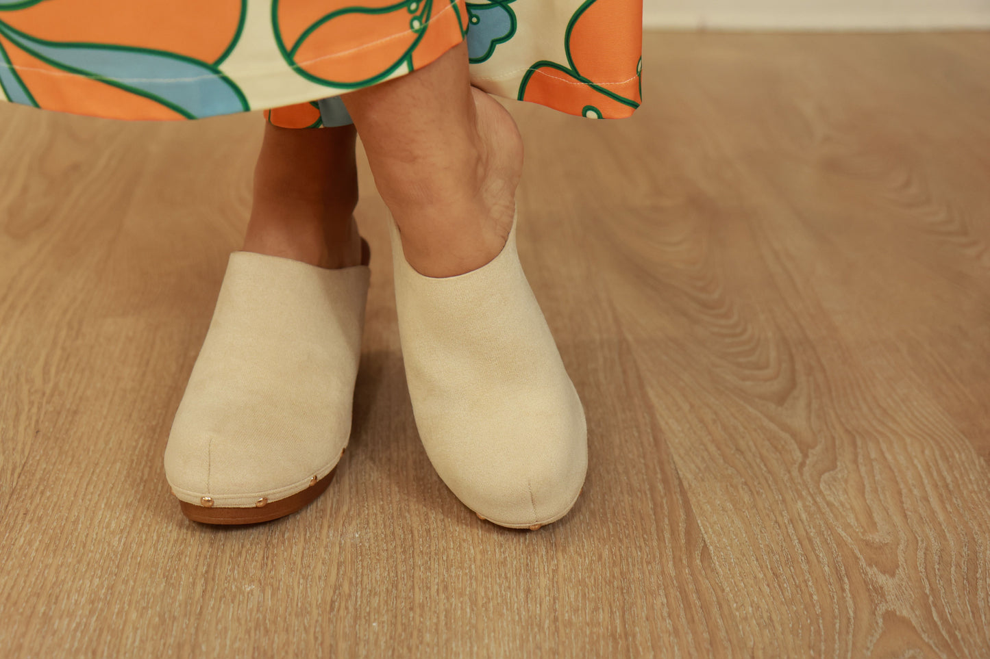 Sabots Jane beige by Chantal B