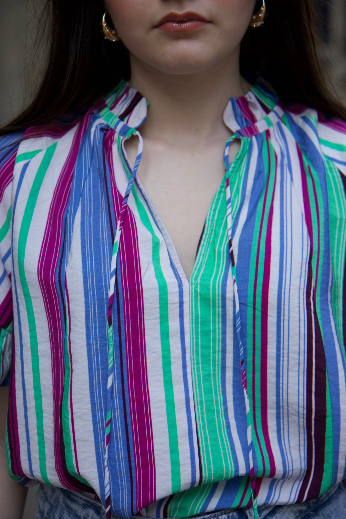 Blouse striped Sicily Pom Amsterdam
