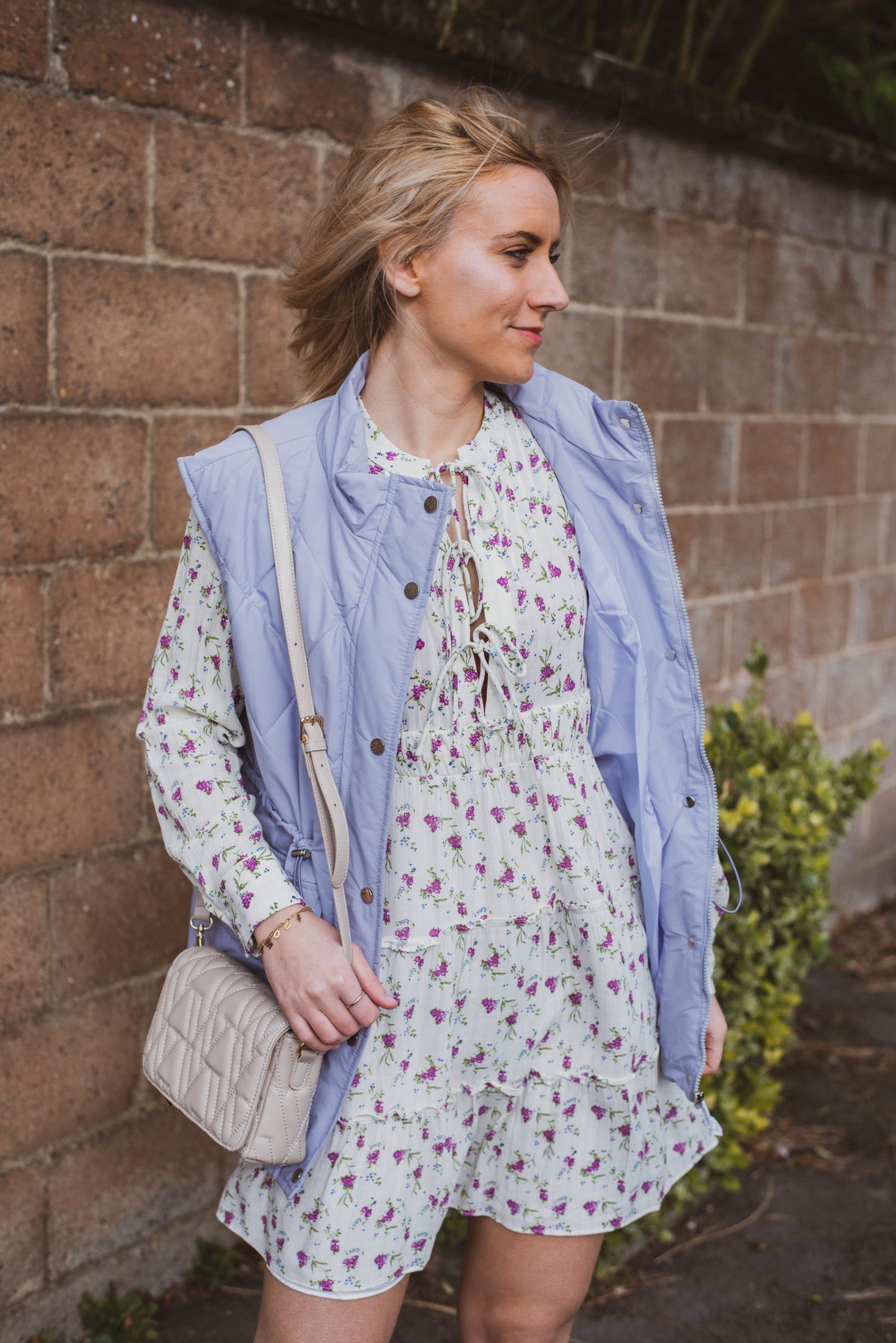 Doudoune parme sans manche zac et Zoé boutique la p’tite rebelle Amiens