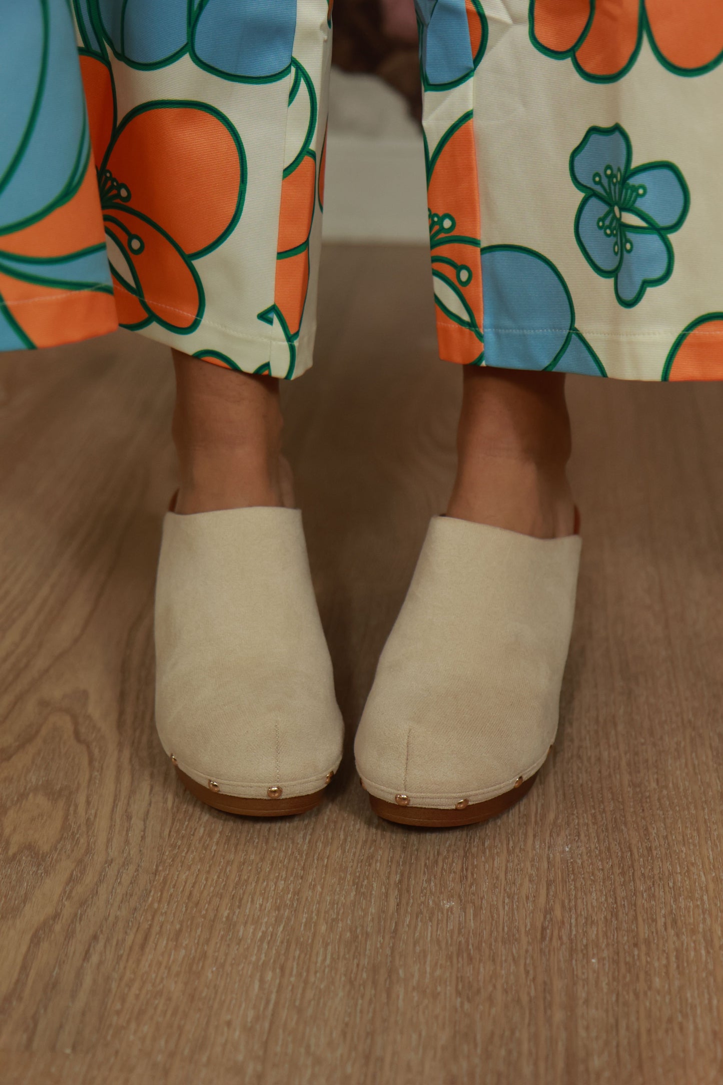 Sabots beige Chantal B boutique La Ptite Rebelle Amiens