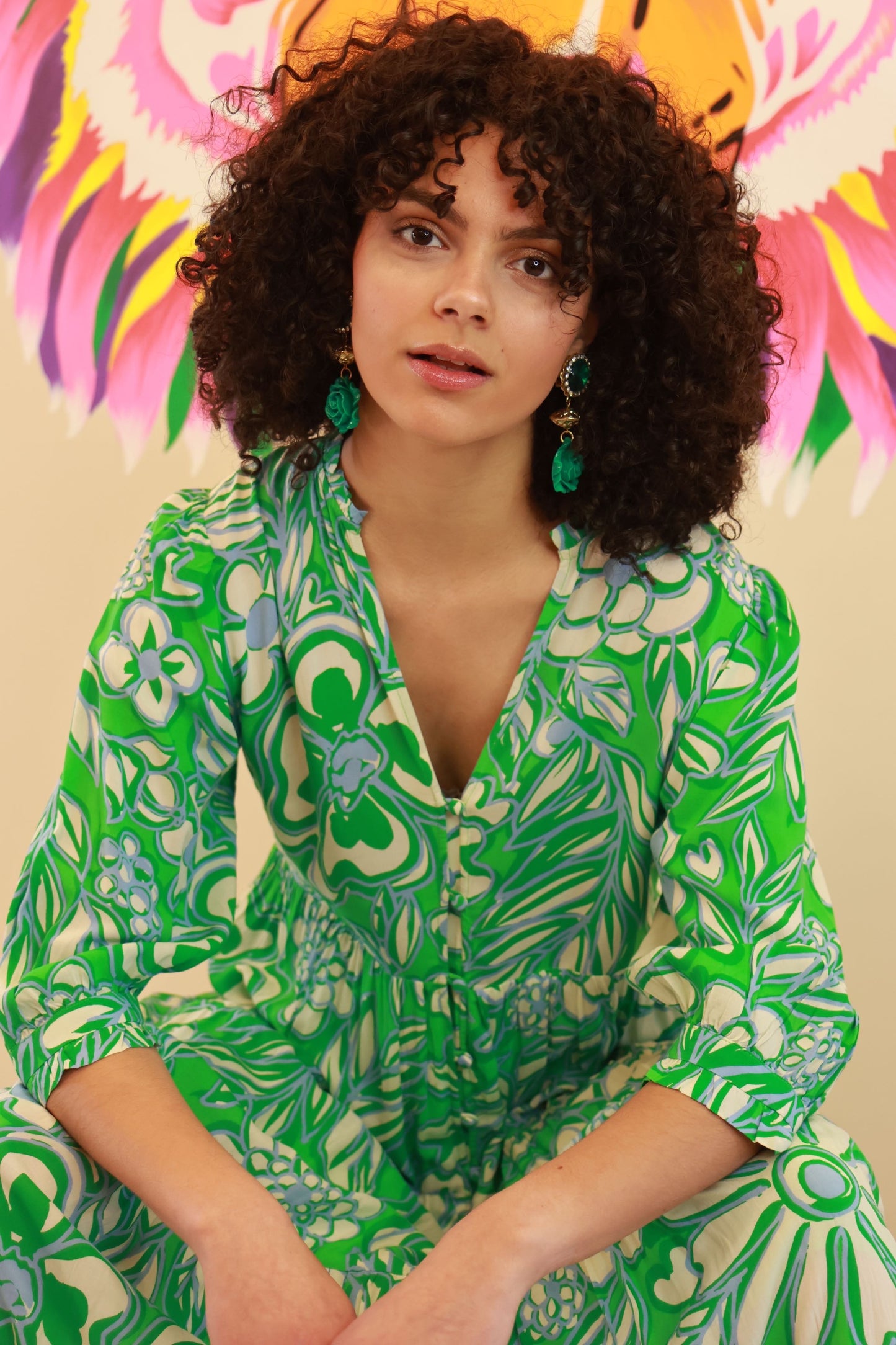 Rose button by Marion Godart