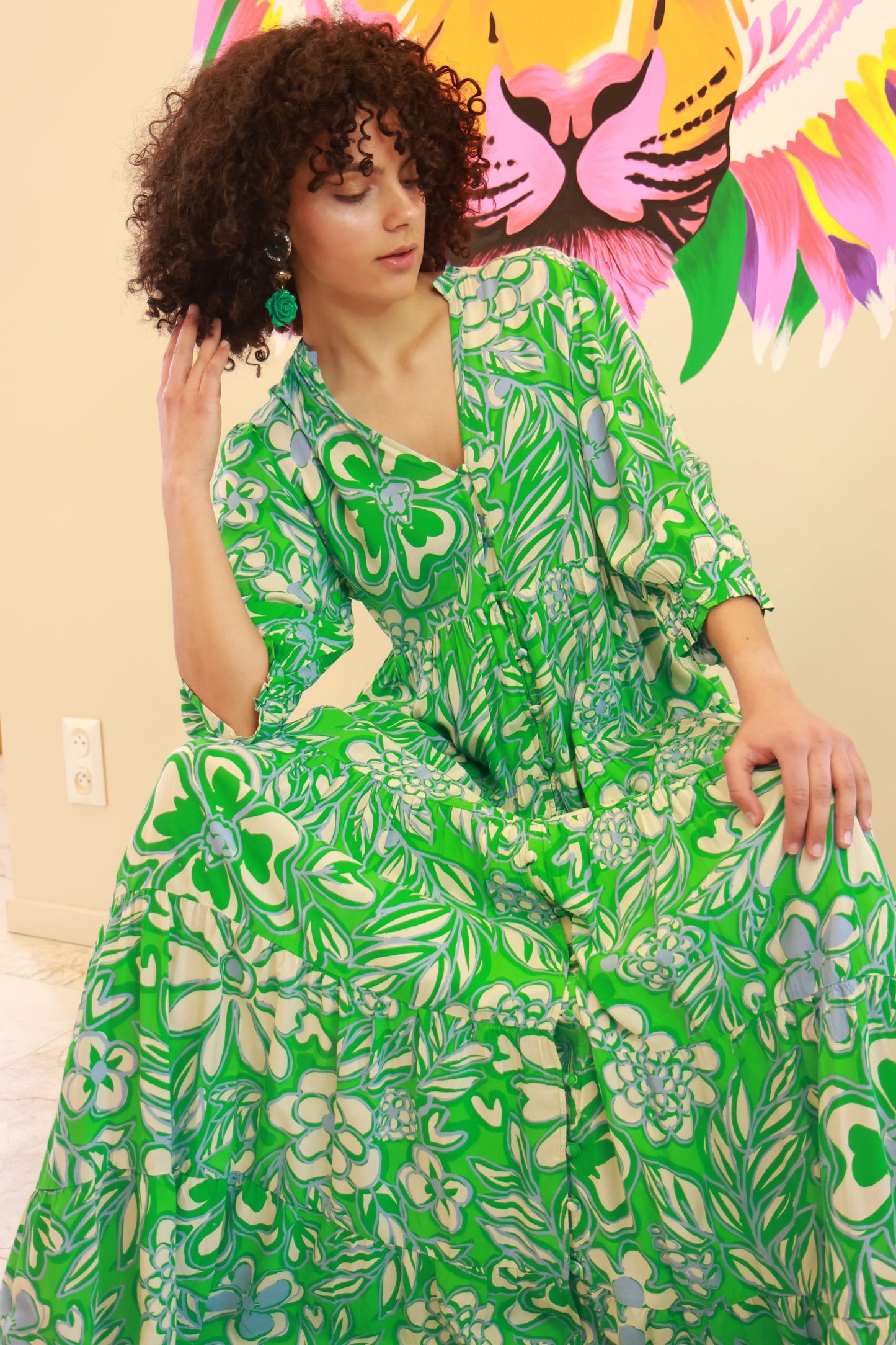 Rose button by Marion Godart