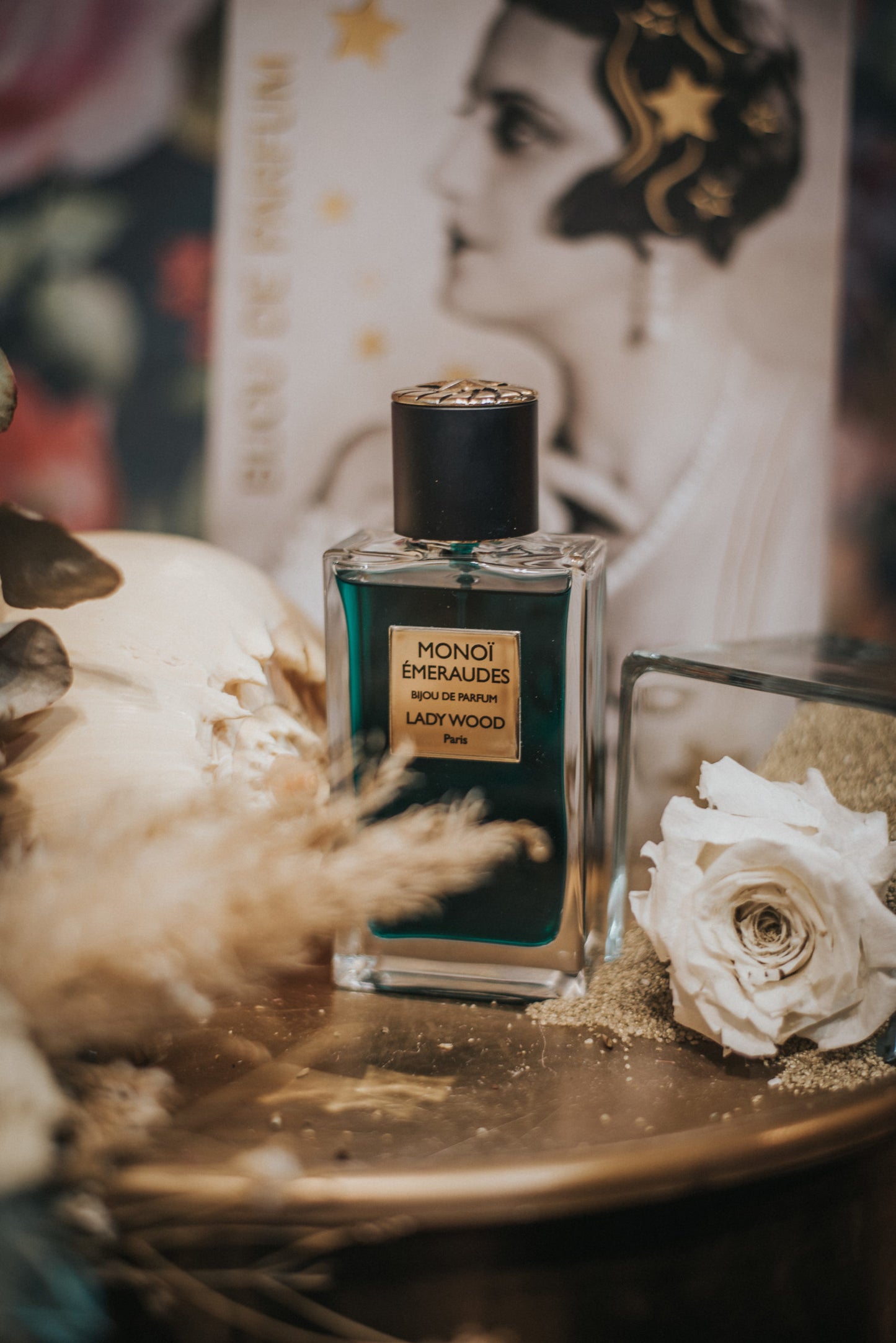 Parfum Monoï émeraude Lady Wood