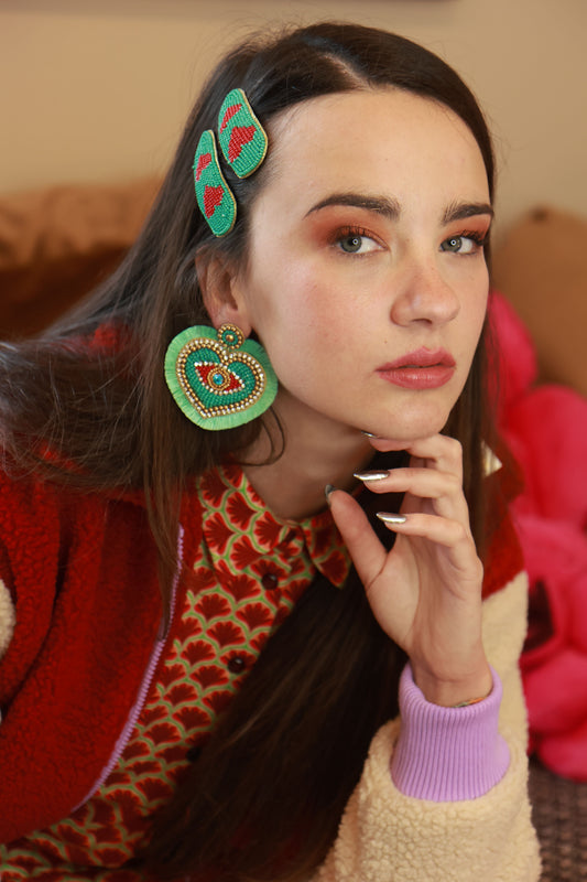 Boucles d'oreille Madison Love Jade et Julie