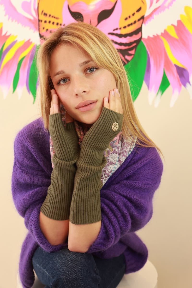 Mitaines kaki by Les Impatientes