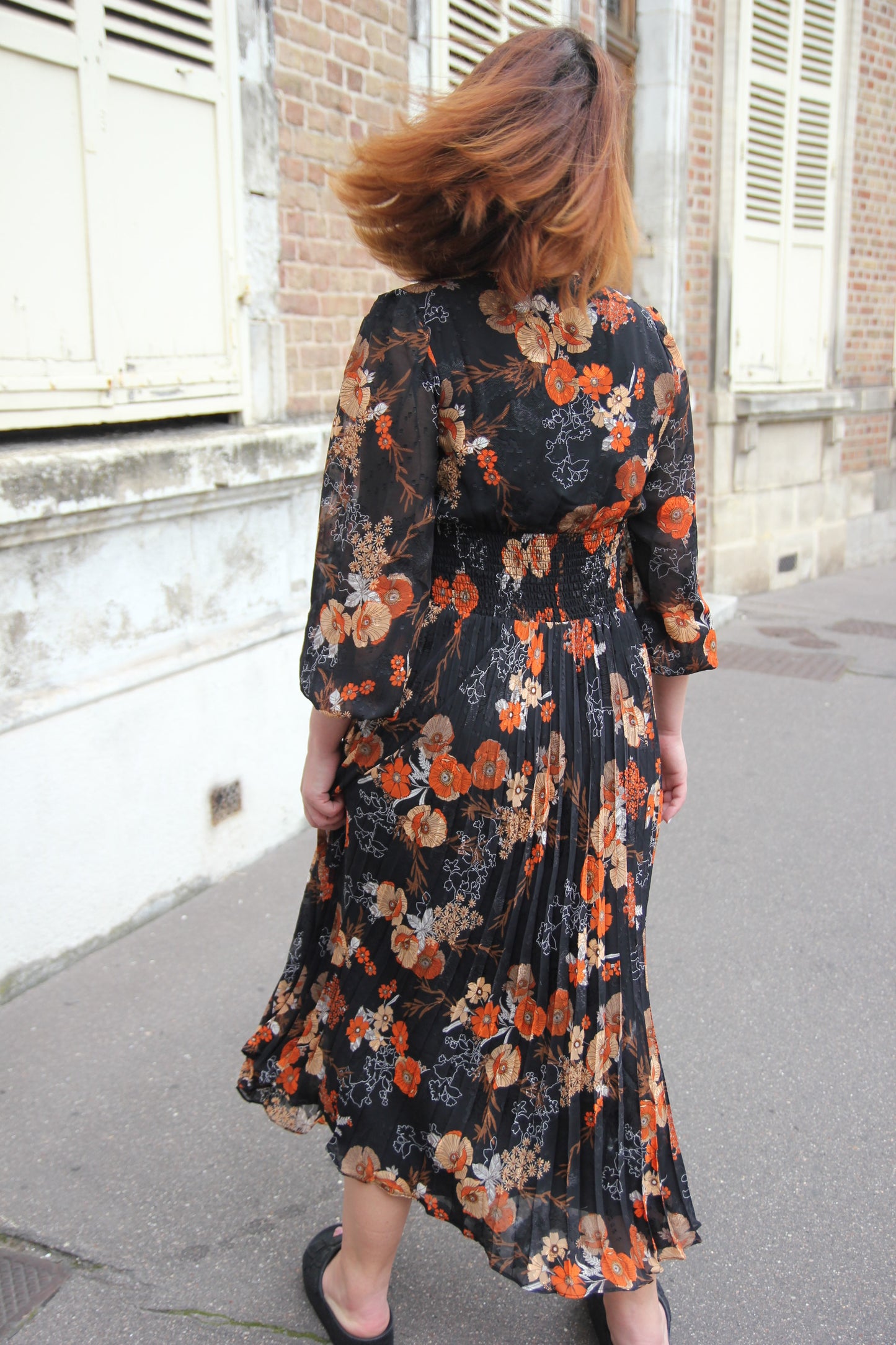 Dress Black Traffic People
