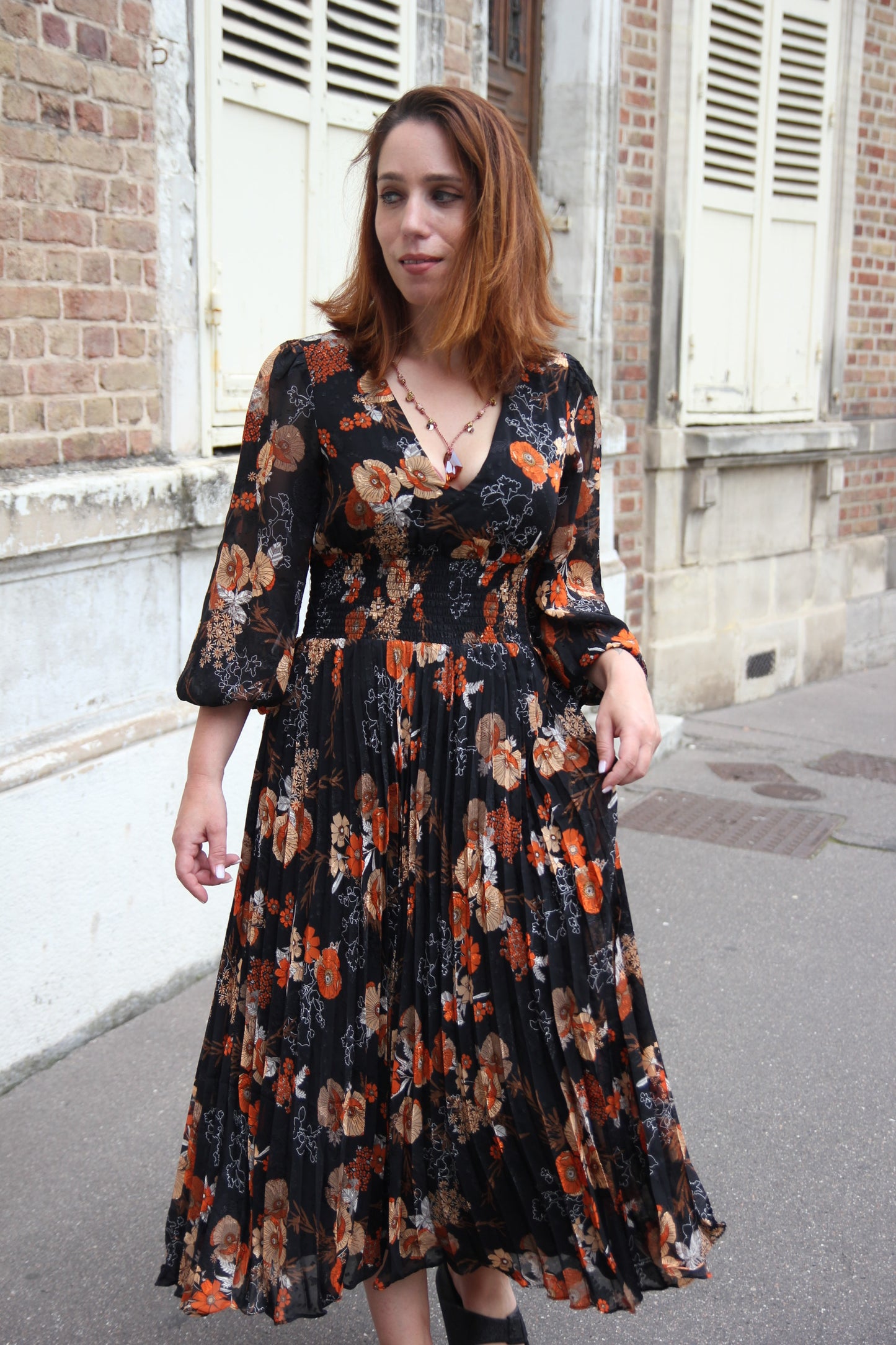 Dress Black Traffic People