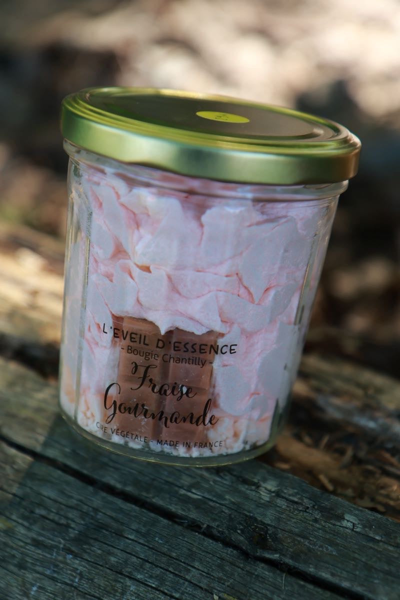 Bougie fraise gourmande_L'Européenne de Luxe