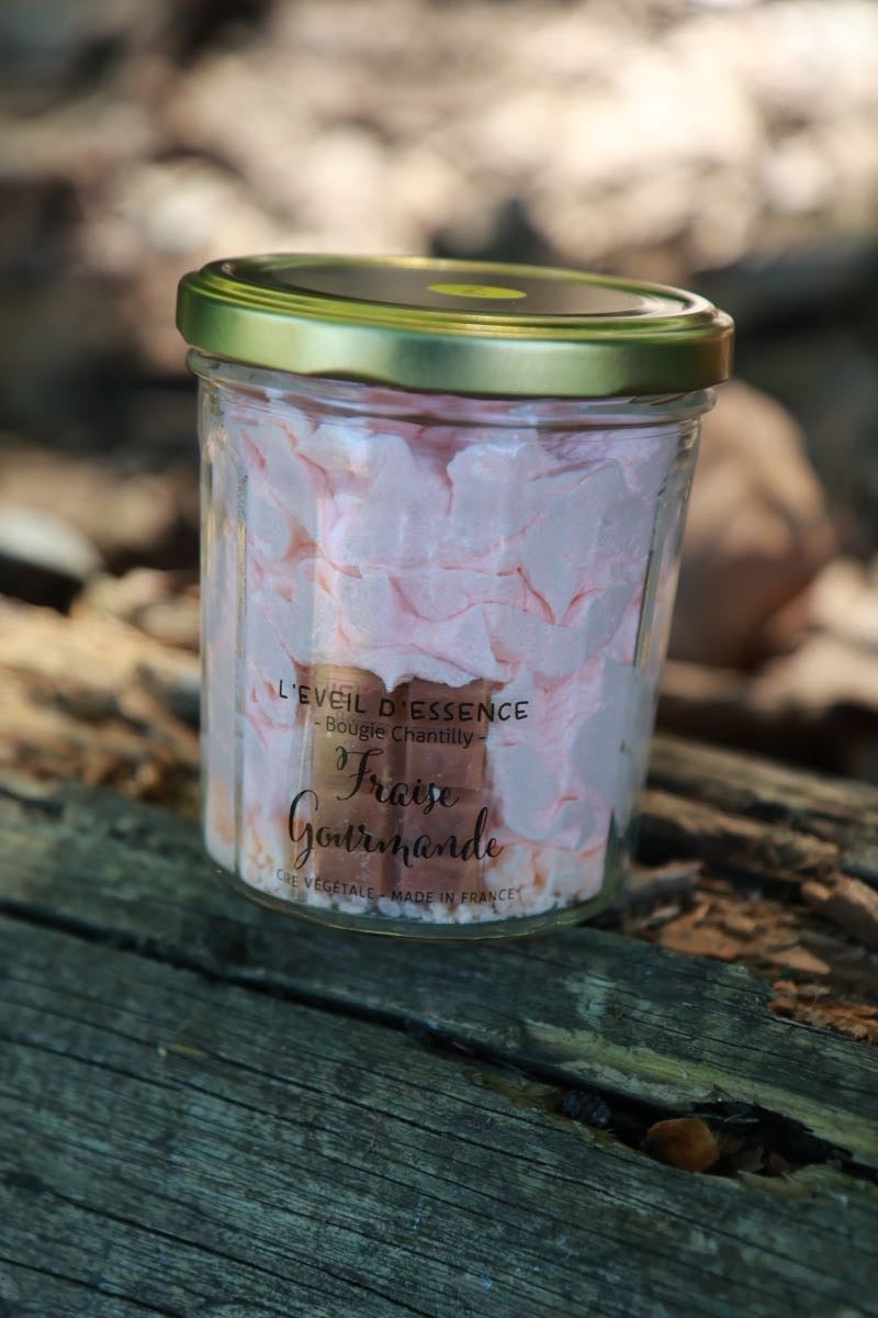 Bougie fraise gourmande_L'Européenne de Luxe