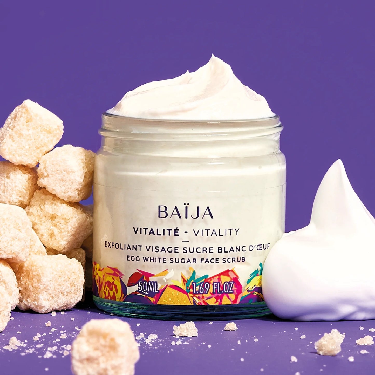 Exfoliant visage blanc d'oeuf_Baïja VITALITÉ