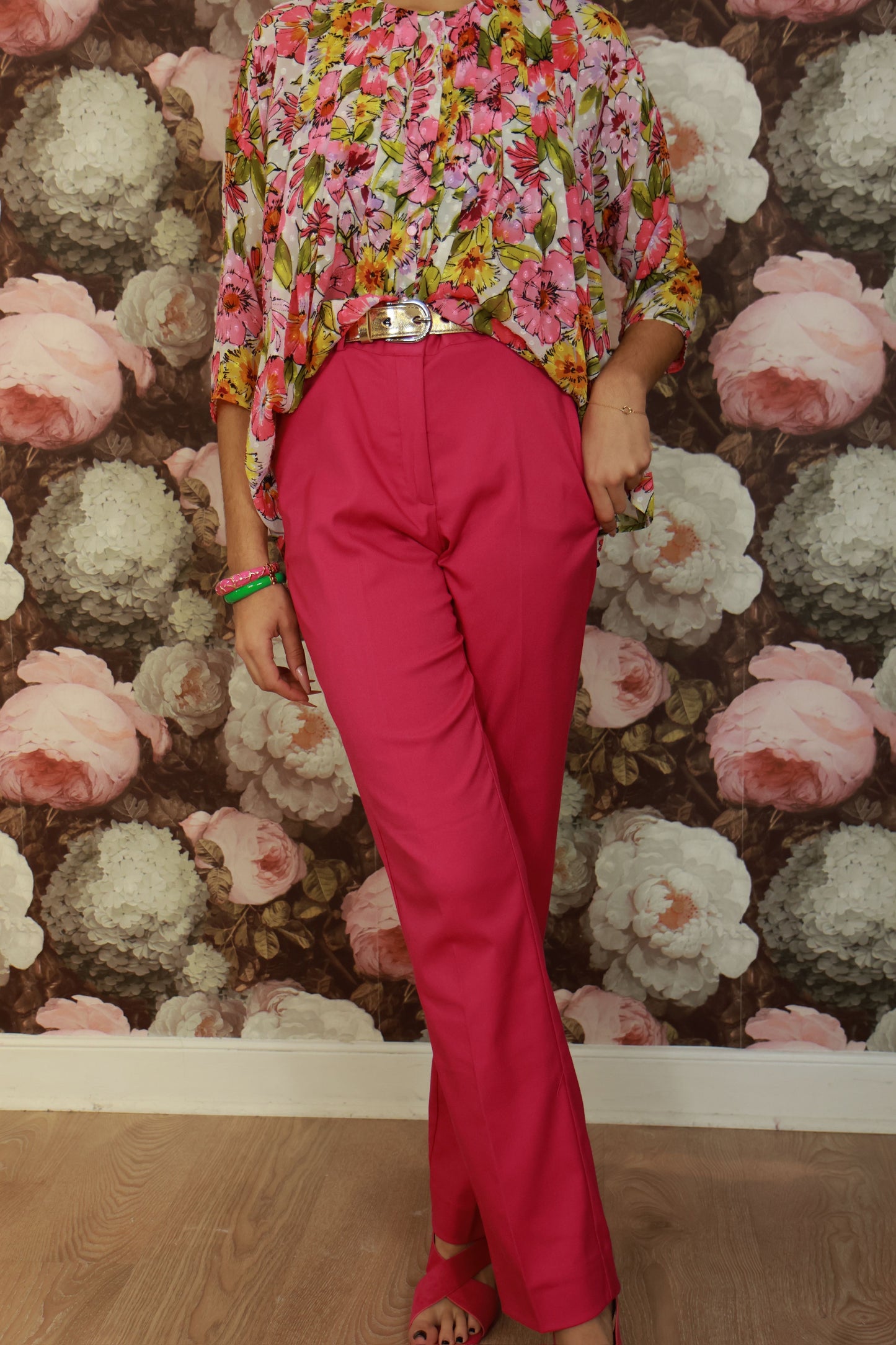 Pantalon rose fuchsia Fabienne Chapot boutique la Ptite rebelle 