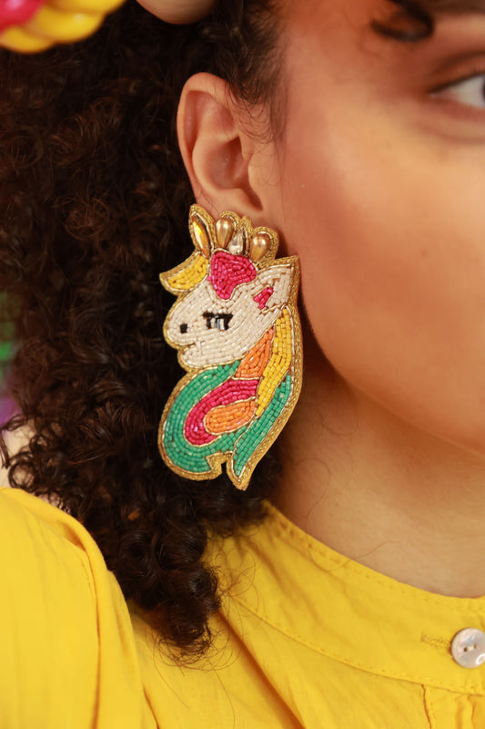 Boucles d’oreilles Licorne by Jade et Julie