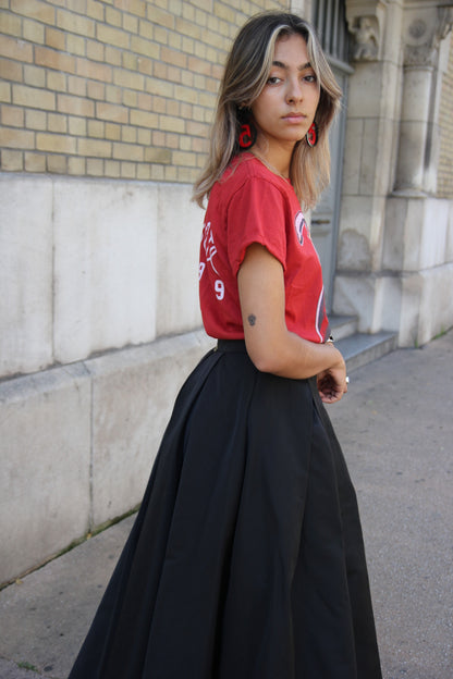 Falda de alfombra roja de Twinset 