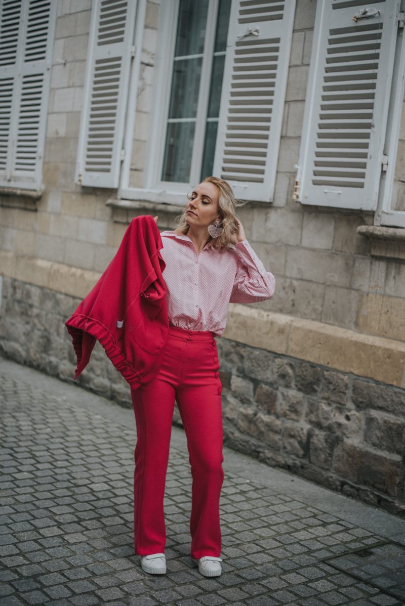 Pantalon rose fuchsia les acolytes 