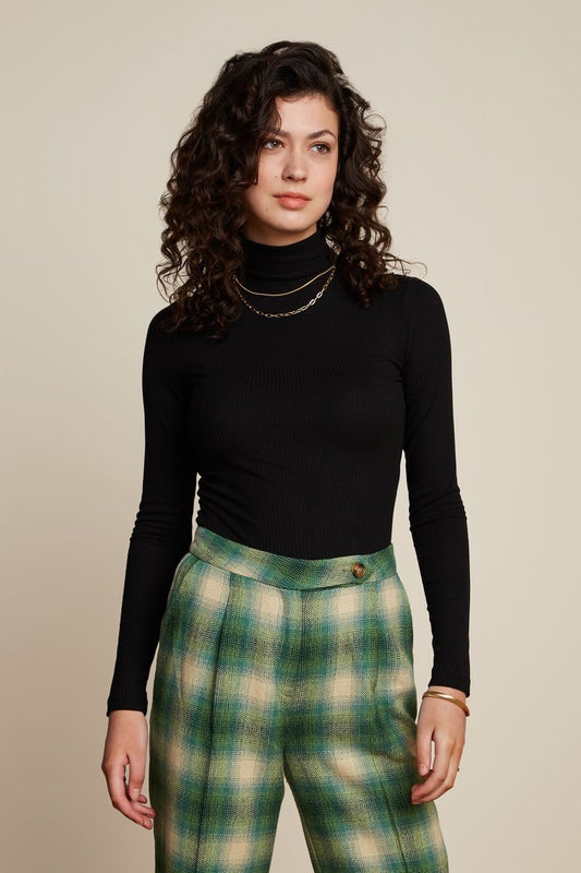 Sous pull noir tencel King Louie boutique La P’tite Rebelle Amiens