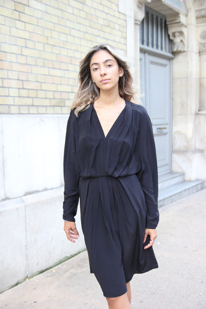 Robe noire cocktail Cécile Suncoo boutique la p’tite rebelle amiens