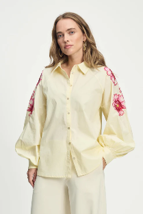 Blouse Lexi bouquet cream Pom Amsterdam