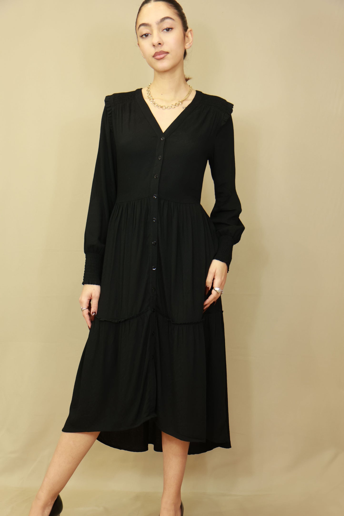 Robe noire Pom Amsterdam boutique La Ptite Rebelle Amiens