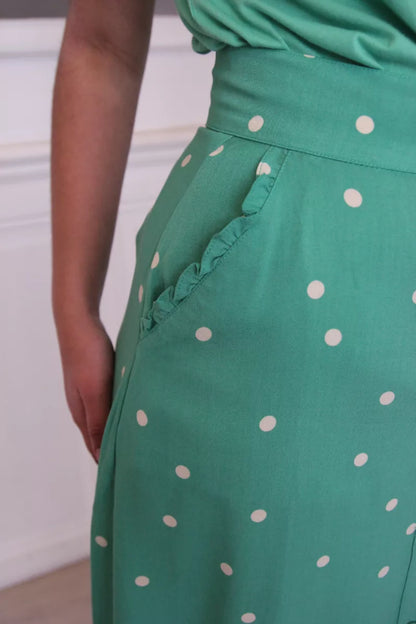 Mademoiselle Yéyé Polkadots Skirt