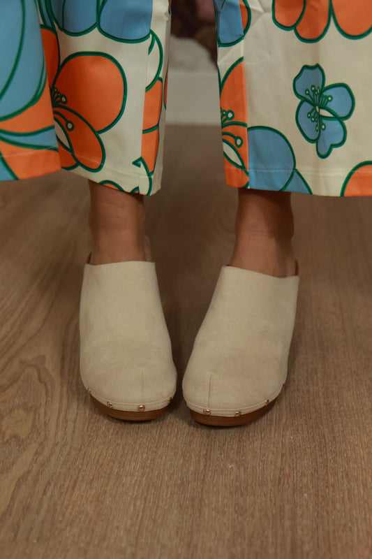 Sabots beige Chantal B boutique La Ptite Rebelle Amiens