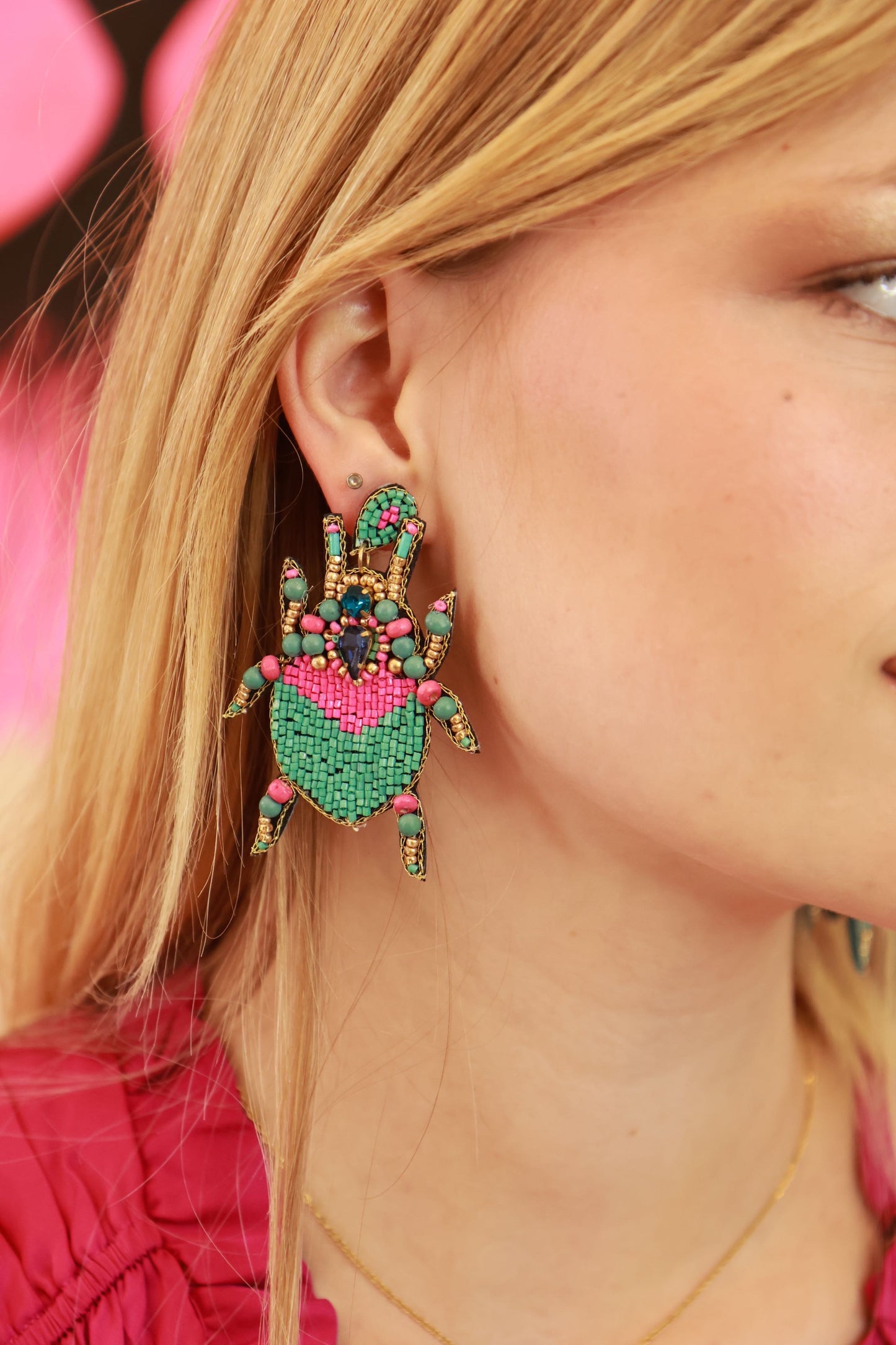 Boucles d’oreilles Scarabée by Jade et Julie