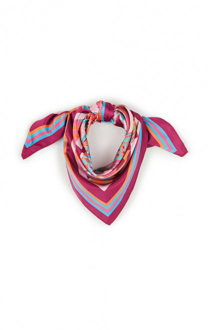 Chess Scarf Pink Medium Wild