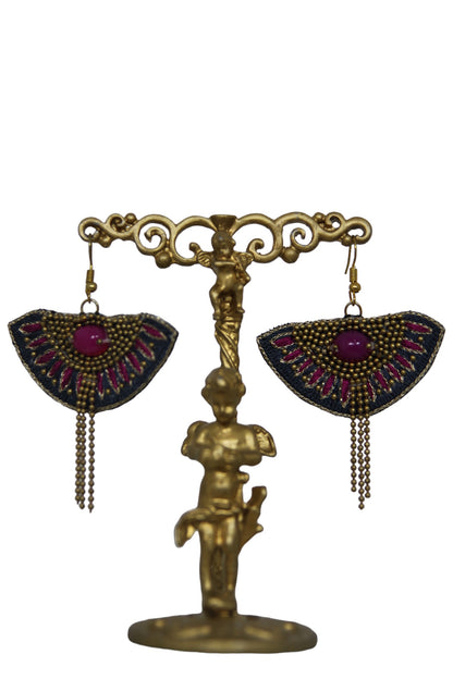 Nahua Fan Earrings