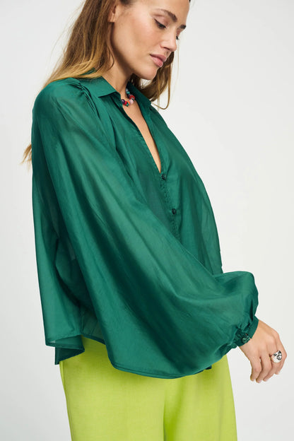 Blouse Léna Green Pom Amsterdam